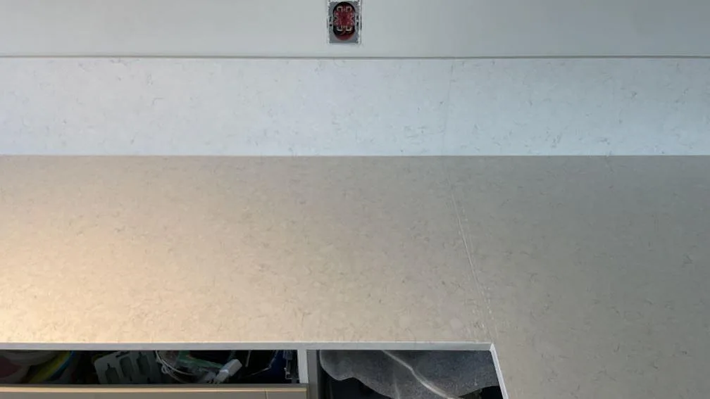 Køkkenbordplade i Silestone Snowy Ibiza, Rydebäck – billede 7