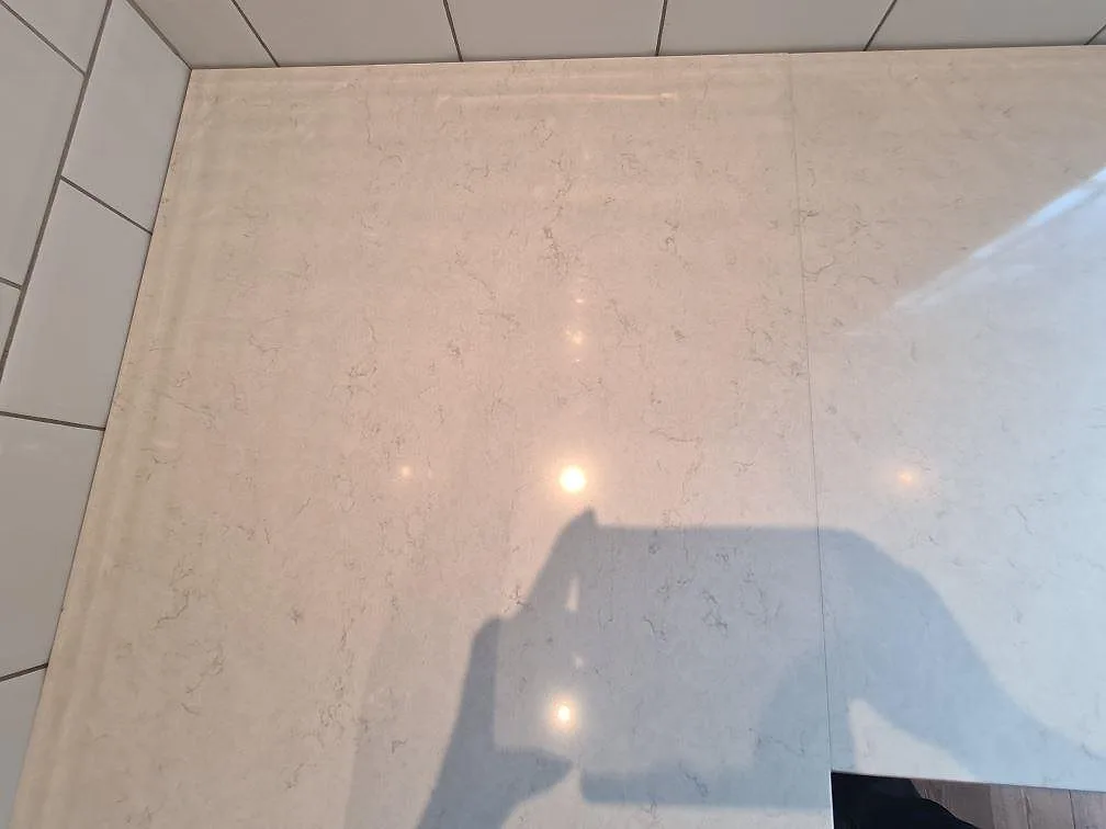Køkkenbordplade i Silestone Snowy Ibiza, Saltsjö Boo – billede 7