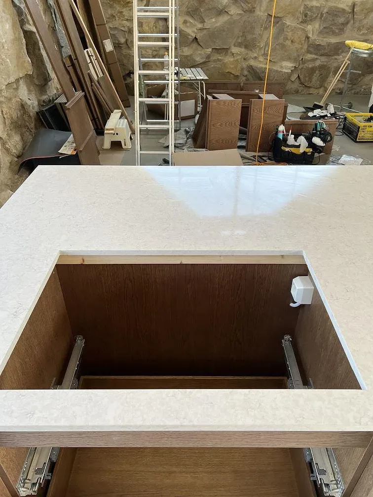 Køkkenbordplade i Silestone Snowy Ibiza, Simrishamn – billede 7
