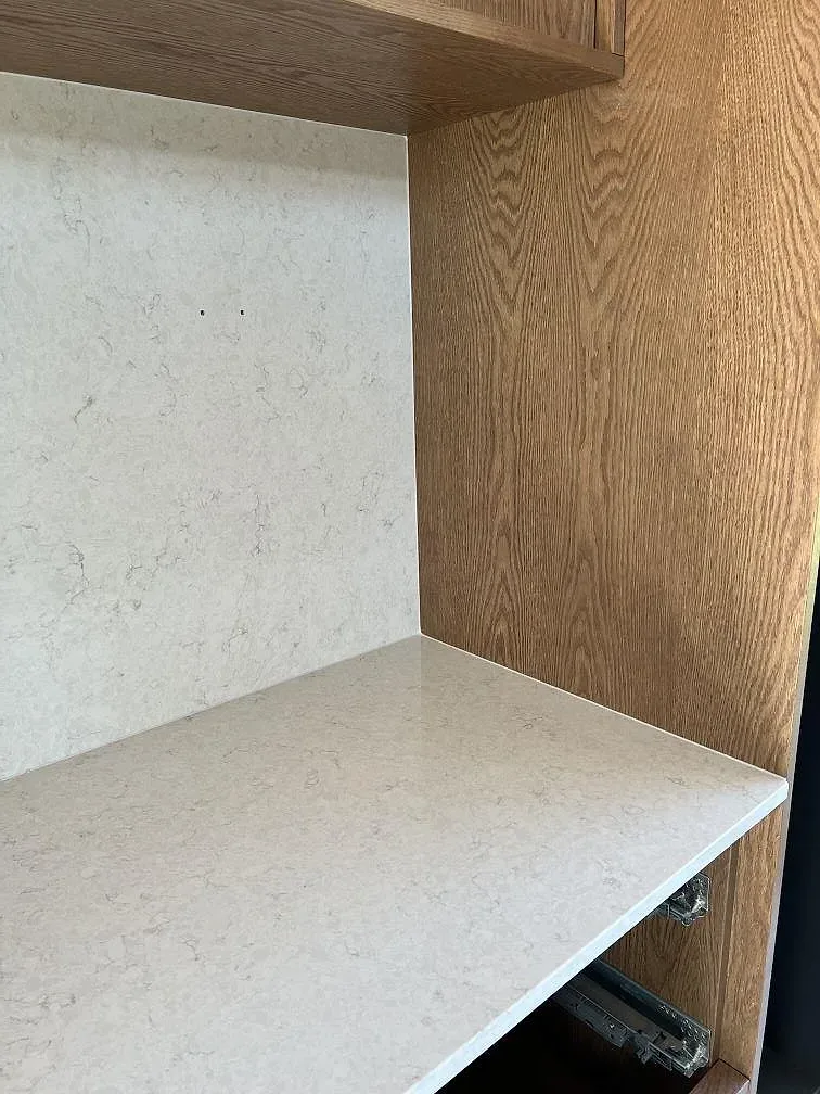 Køkkenbordplade i Silestone Snowy Ibiza, Simrishamn – billede 4