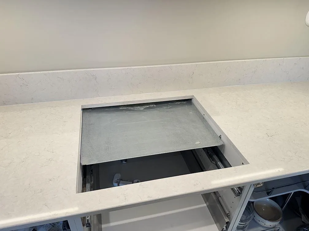 Køkkenbordplade i Silestone Snowy Ibiza, Skanör – billede 5