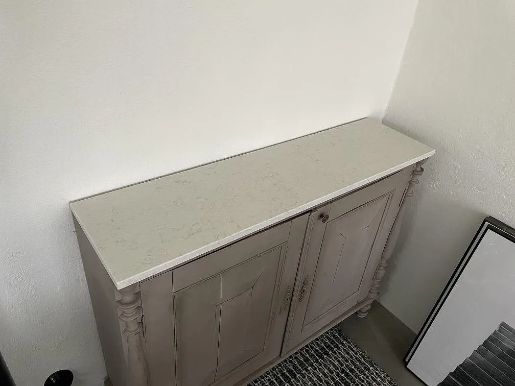 Køkkenbordplade i Silestone Snowy Ibiza, Skurup – billede 8