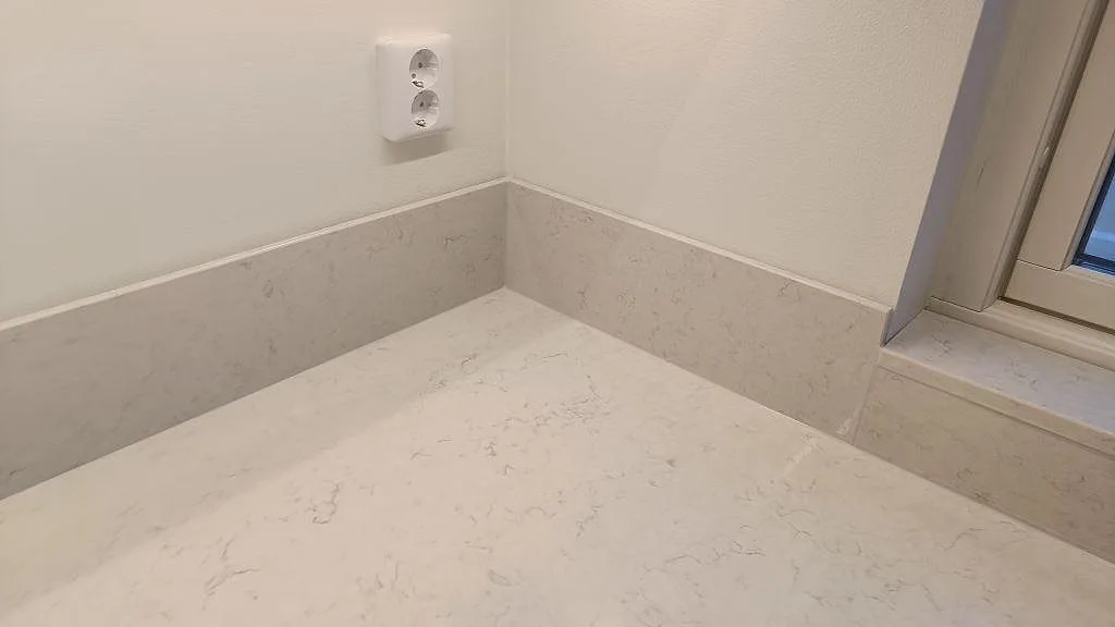 Køkkenbordplade i Silestone Snowy Ibiza, Skurup – billede 7