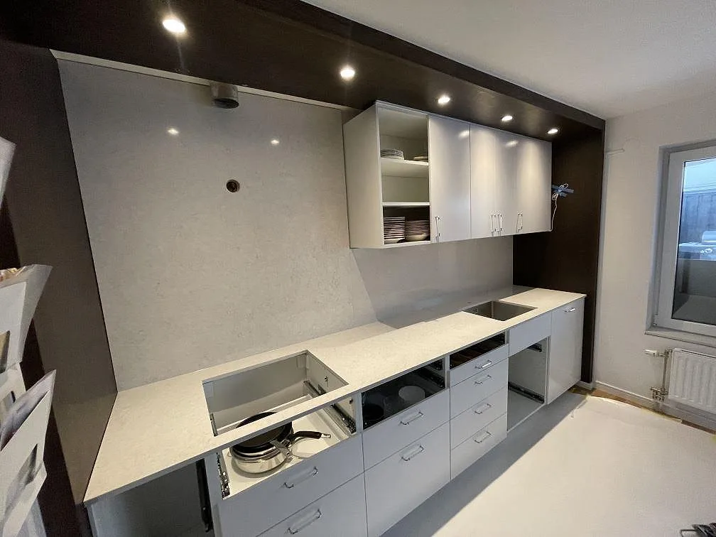 Køkkenbordplade i Silestone Snowy Ibiza, Södertälje – billede 2
