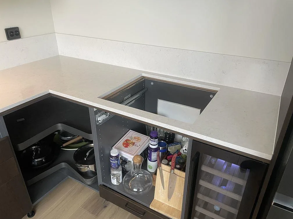 Køkkenbordplade i Silestone Snowy Ibiza, Stockholm – billede 5