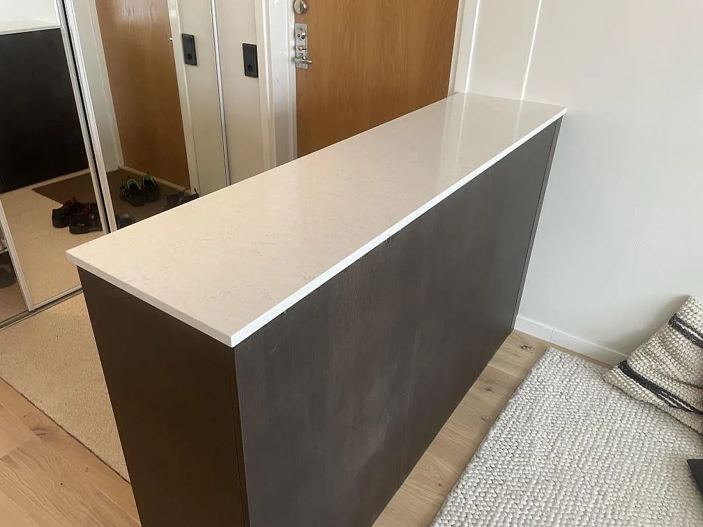 Køkkenbordplade i Silestone Snowy Ibiza, Stockholm – billede 6