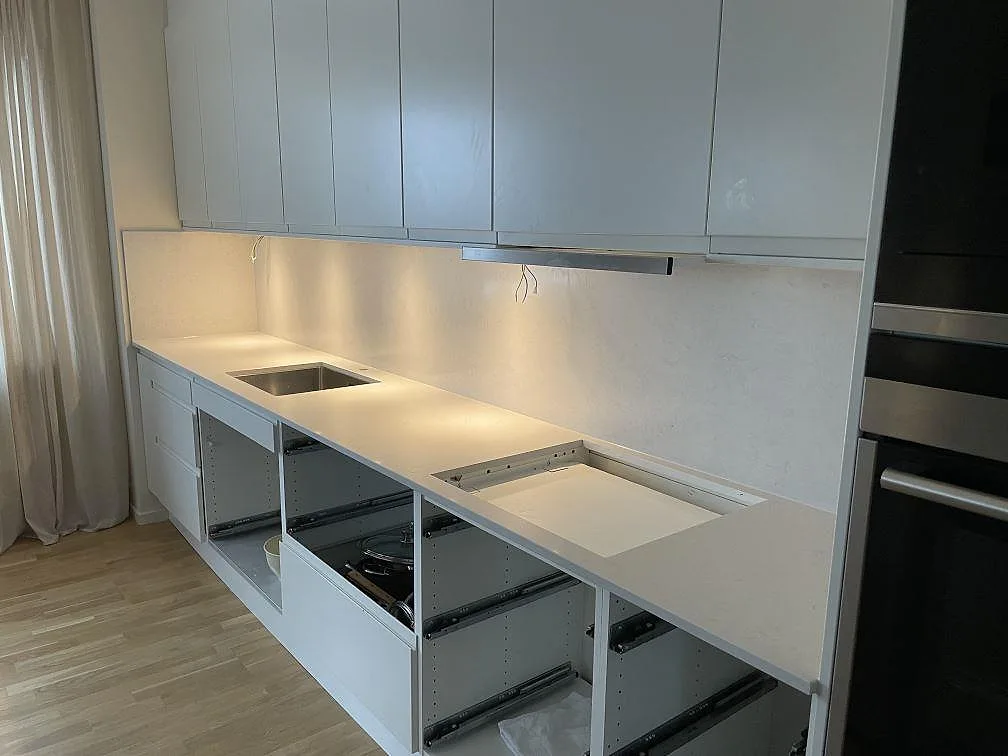 Køkkenbordplade i Silestone Snowy Ibiza, Sundbyberg – billede 2