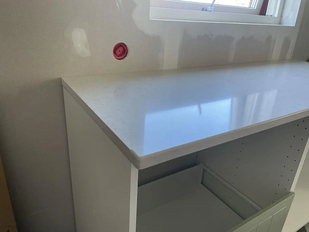 Køkkenbordplade i Silestone Snowy Ibiza, Trollhättan – billede 6