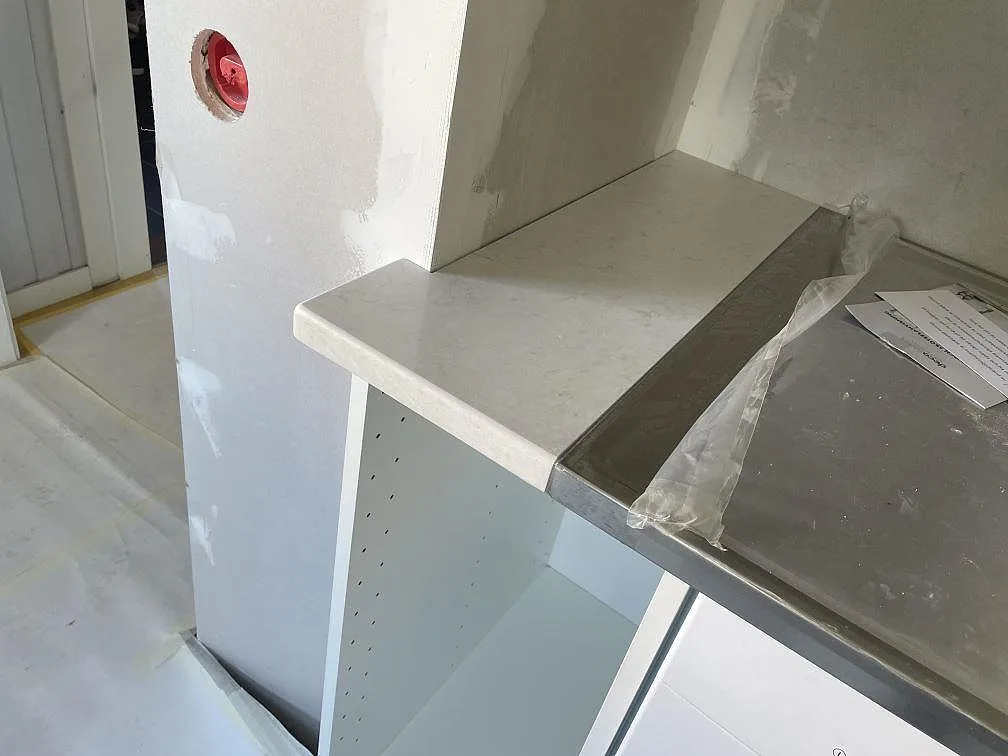 Køkkenbordplade i Silestone Snowy Ibiza, Trollhättan – billede 7