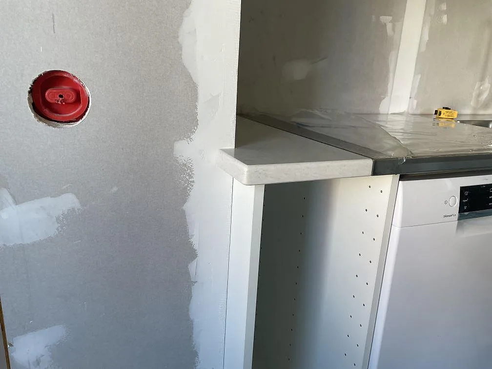 Køkkenbordplade i Silestone Snowy Ibiza, Trollhättan – billede 8
