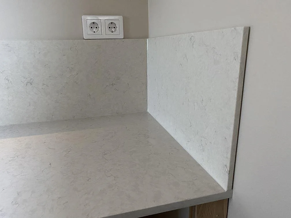 Køkkenbordplade i Silestone Snowy Ibiza, Tygelsjö – billede 8