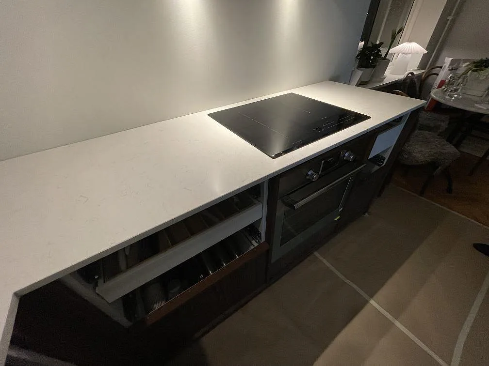 Køkkenbordplade i Silestone Snowy Ibiza, Västerås – billede 3