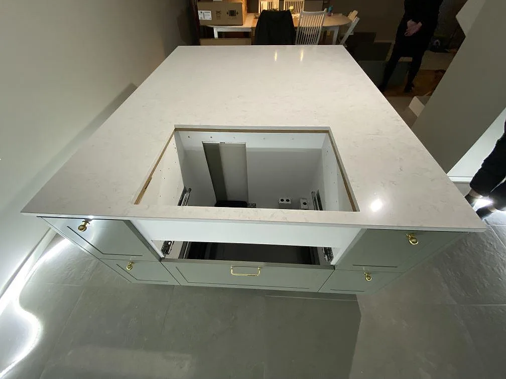 Køkkenbordplade i Silestone Snowy Ibiza, Växjö – billede 2