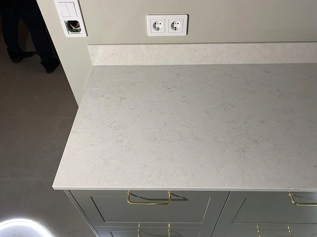 Køkkenbordplade i Silestone Snowy Ibiza, Växjö – billede 8