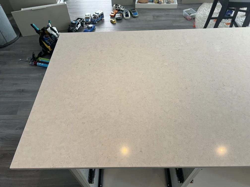 Køkkenbordplade i Silestone Snowy Ibiza, Veberöd – billede 7