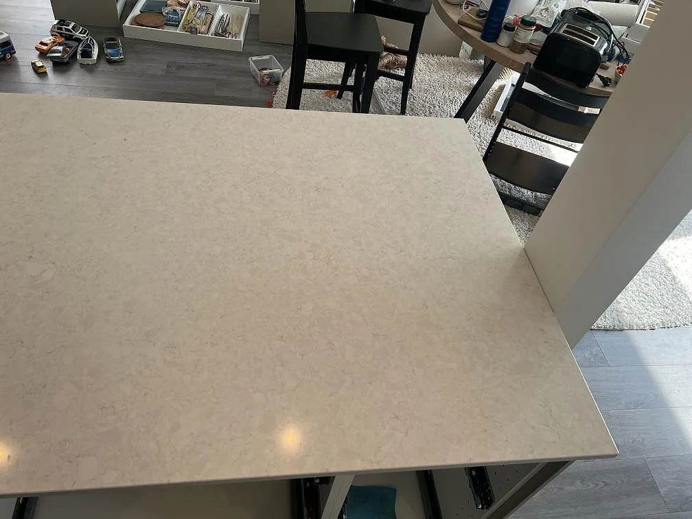 Køkkenbordplade i Silestone Snowy Ibiza, Veberöd – billede 8