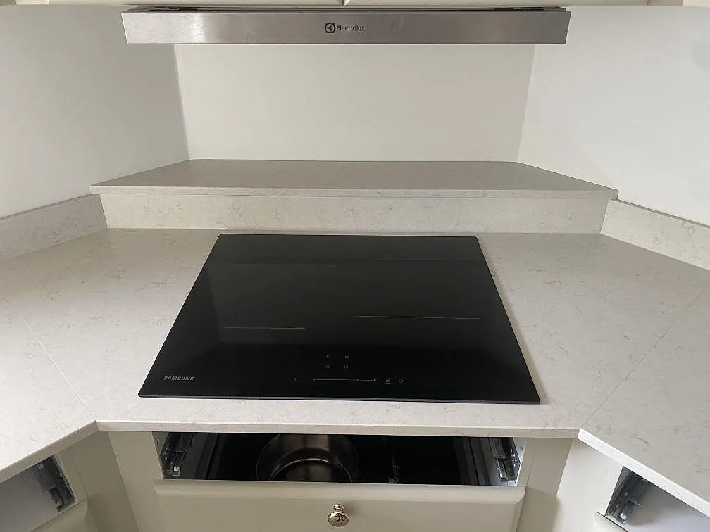 Køkkenbordplade i Silestone Snowy Ibiza, Ystad – billede 4