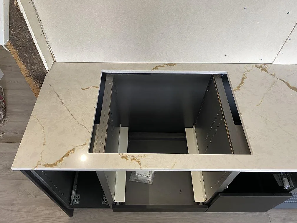 Køkkenbordplade i Silestone Versallies Ivory, Varberg – billede 8