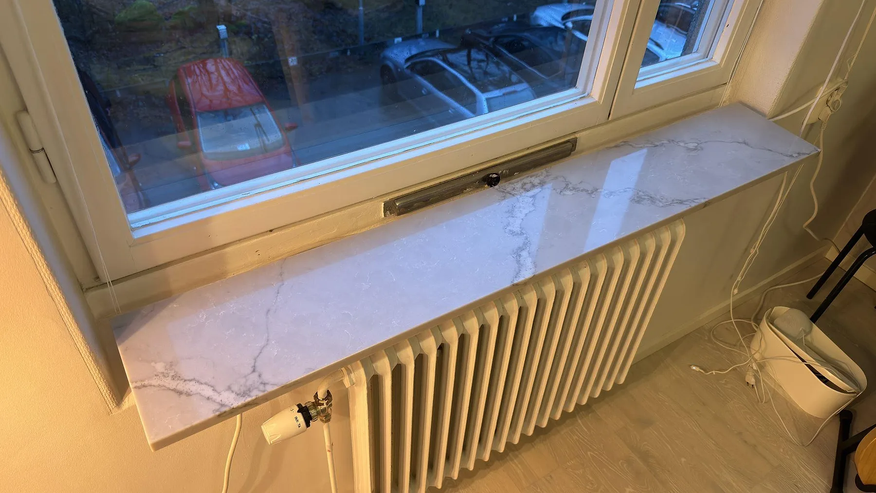 Vinduesplade i Silestone Victorian silver, Bromma – billede 3