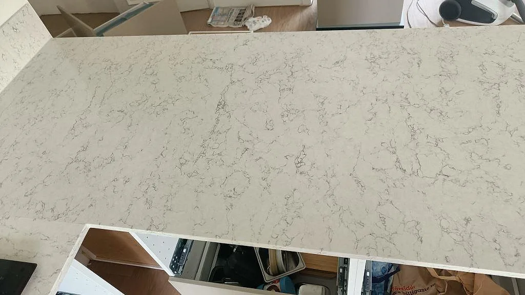 Køkkenbordplade i Silestone White Arabesque, Göteborg – billede 6