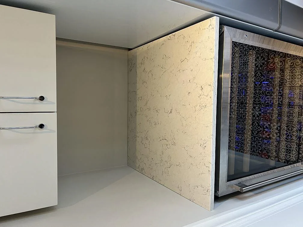 Køkkenbordplade i Silestone White Arabesque, Villands Vånga – billede 8