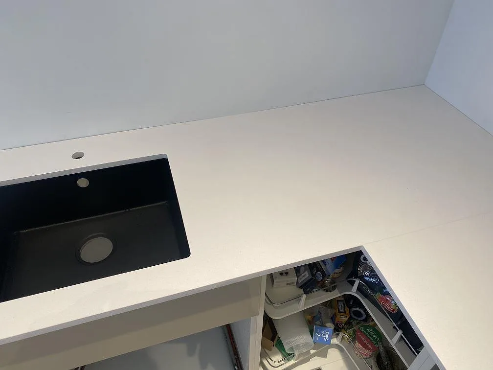 Køkkenbordplade i Silestone White Storm, Helsingborg – billede 5