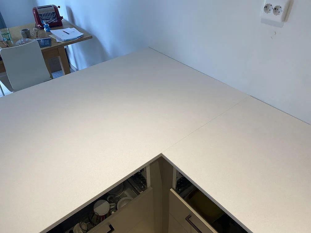 Køkkenbordplade i Silestone White Storm, Helsingborg – billede 7