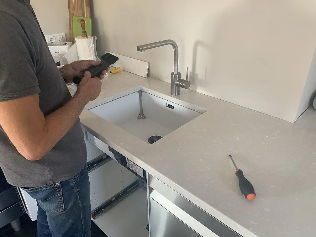 Køkkenbordplade i Silestone Yukon, Falsterbo – billede 3