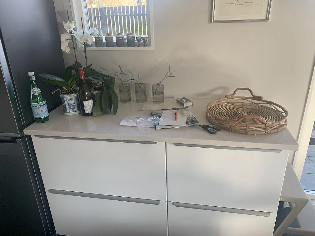 Køkkenbordplade i Silestone Yukon, Falsterbo – billede 4