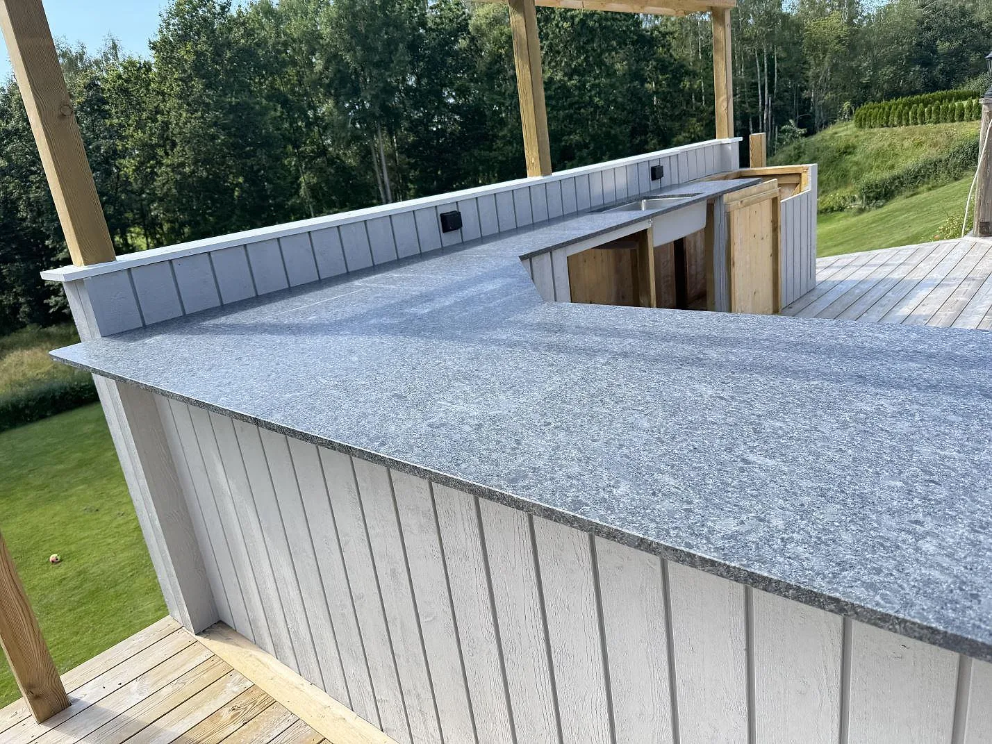 Køkkenbordplade i Steel Grey, Fjärås – billede 2