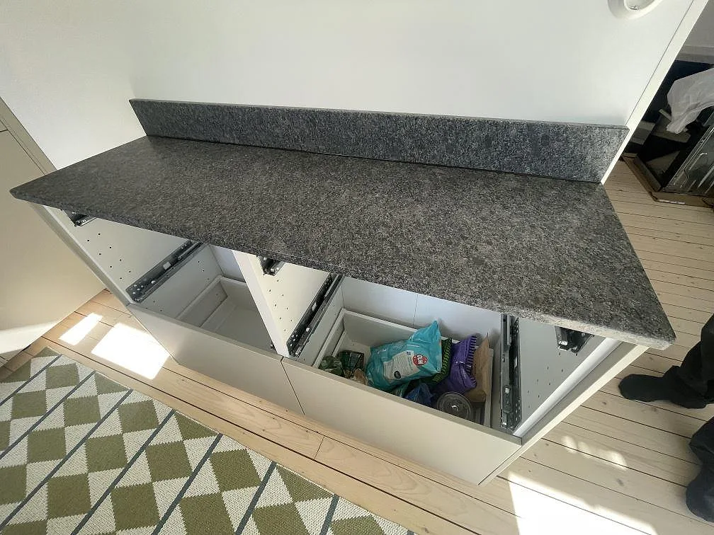 Køkkenbordplade i Steel Grey, Grisslehamn – billede 4