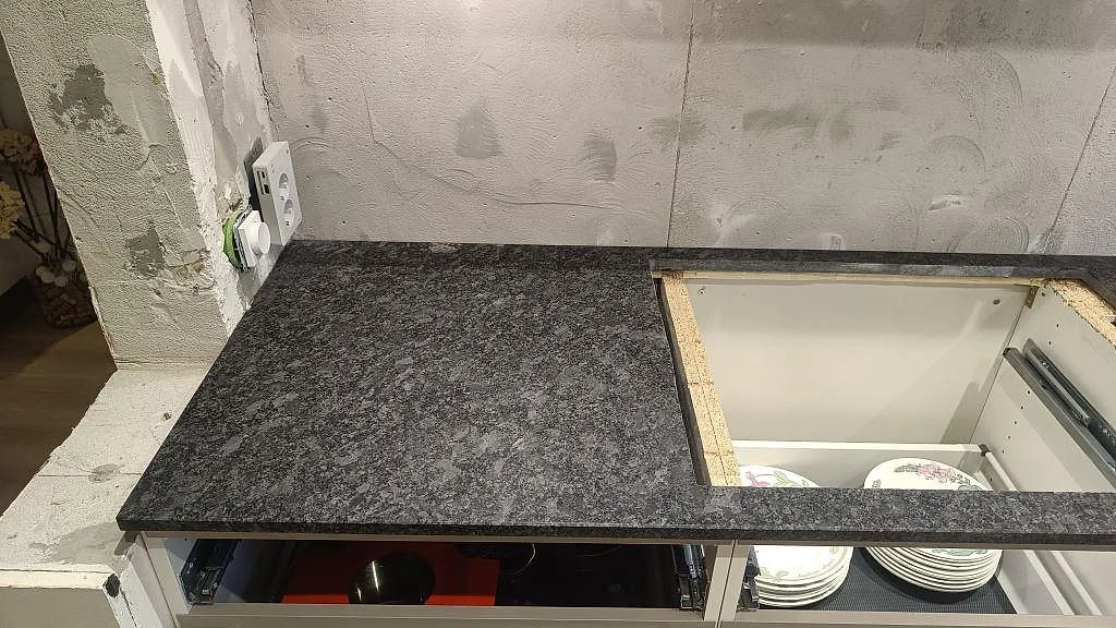 Køkkenbordplade i Steel Grey, Staffanstorp – billede 6