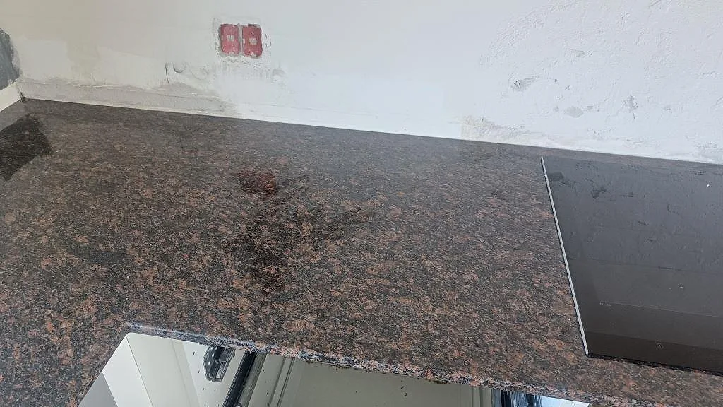 Køkkenbordplade i Tan Brown, Kastrup – billede 5