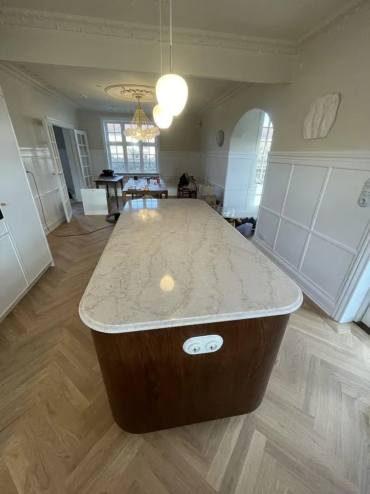 Køkkenbordplade i Technistone Glencoe, København – billede 5
