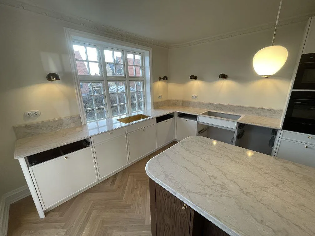 Køkkenbordplade i Technistone Glencoe, København – billede 2
