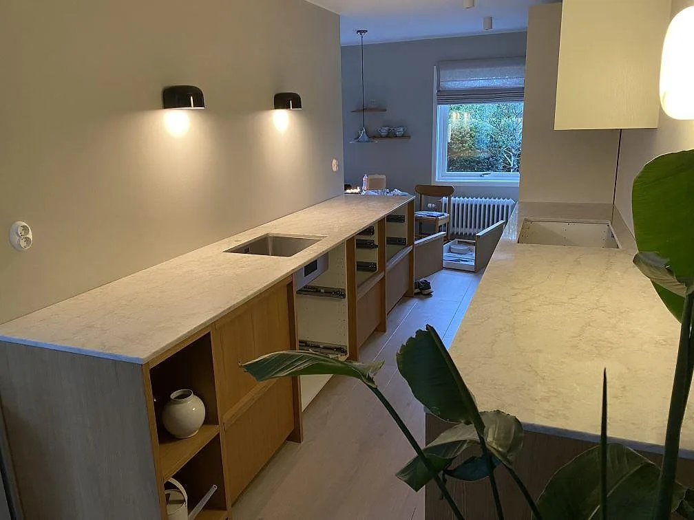 Køkkenbordplade i Technistone Glencoe, Malmö – billede 2