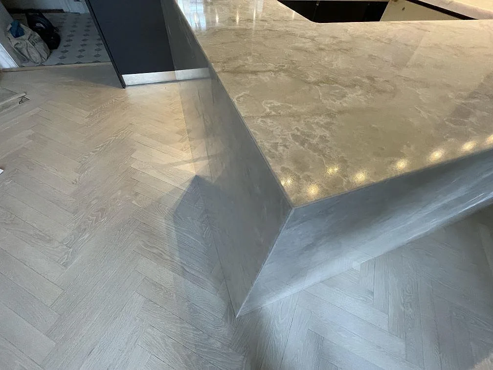 Køkkenbordplade i Technistone Glencoe, Stockholm – billede 2