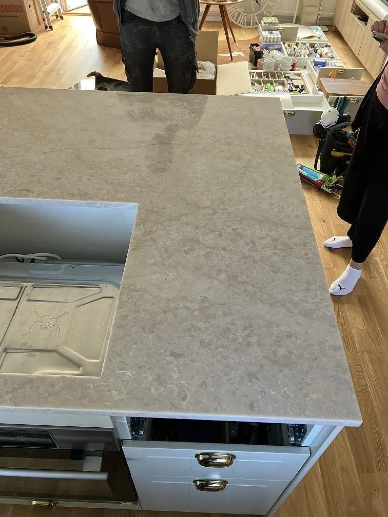 Køkkenbordplade i Technistone Glencoe, Vellinge – billede 6