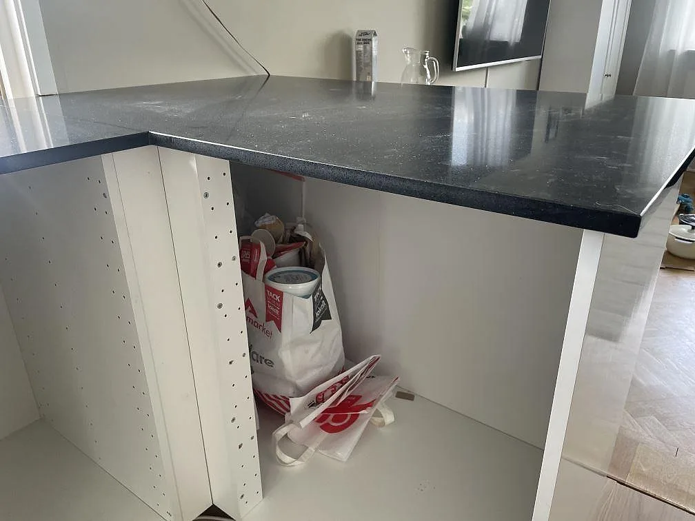 Køkkenbordplade i Technistone Gobi Black, Borås – billede 8