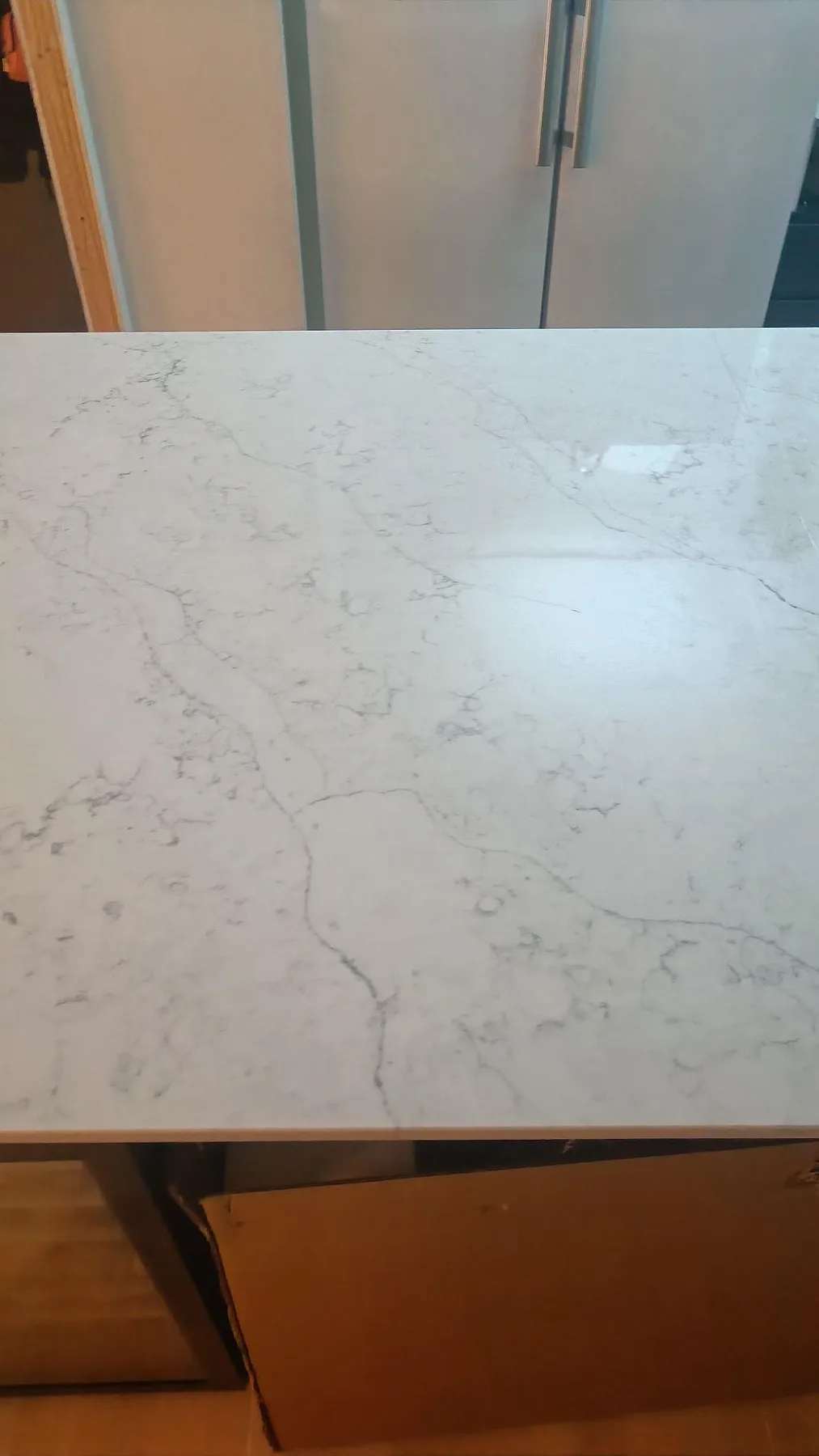 Køkkenbordplade i Technistone Mystery White, Göteborg – billede 6