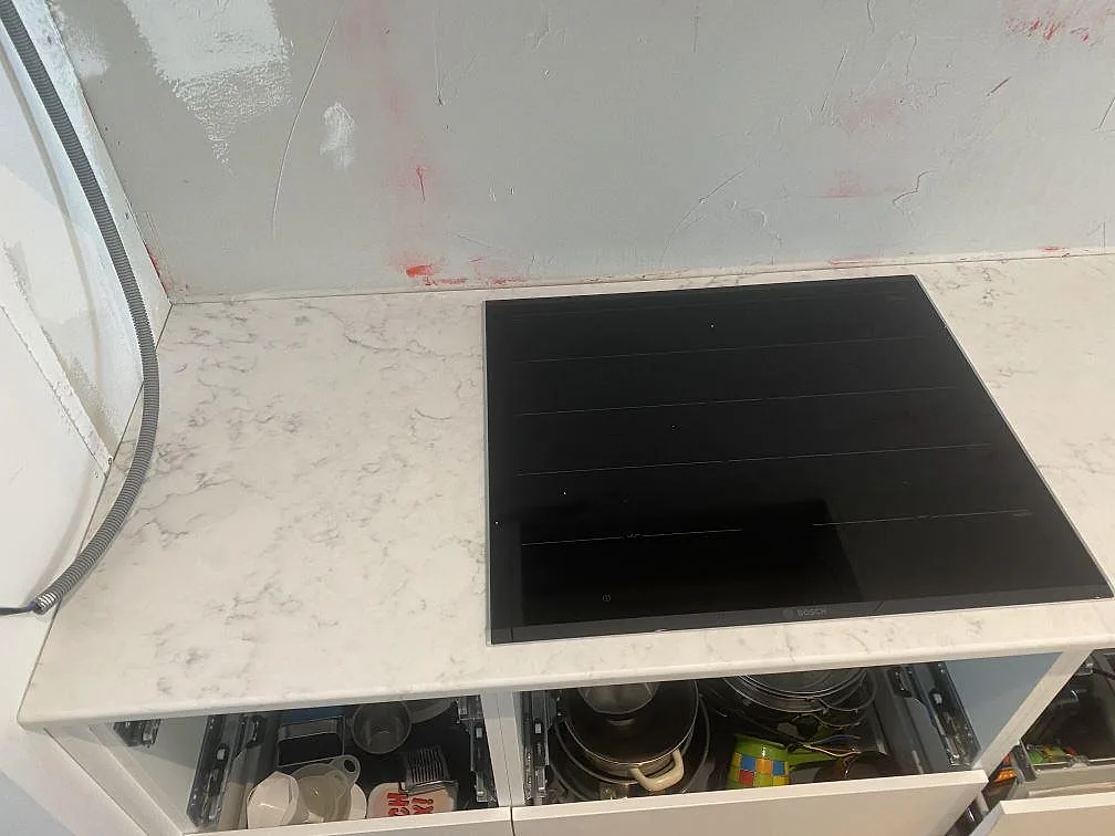 Køkkenbordplade i Technistone Mystery White, Lund – billede 5