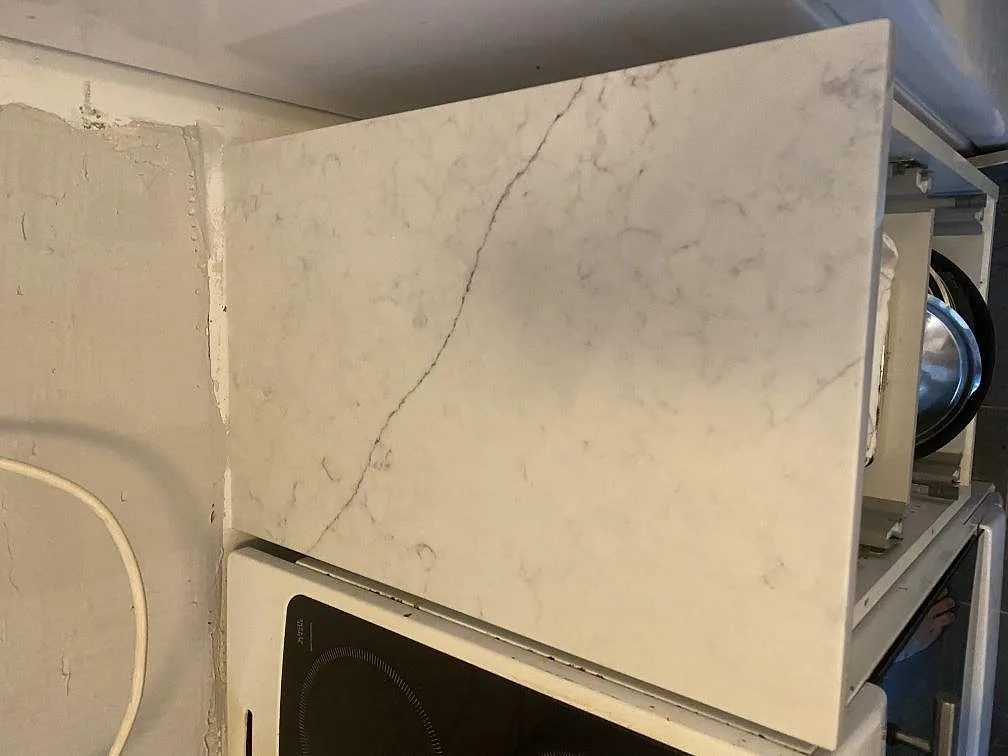 Køkkenbordplade i Technistone Mystery White, Lund – billede 3