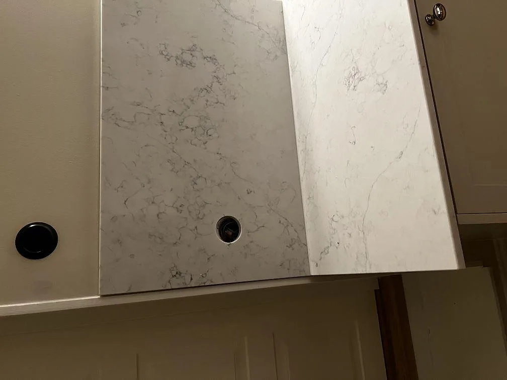 Køkkenbordplade i Technistone Mystery White, Malmö – billede 6