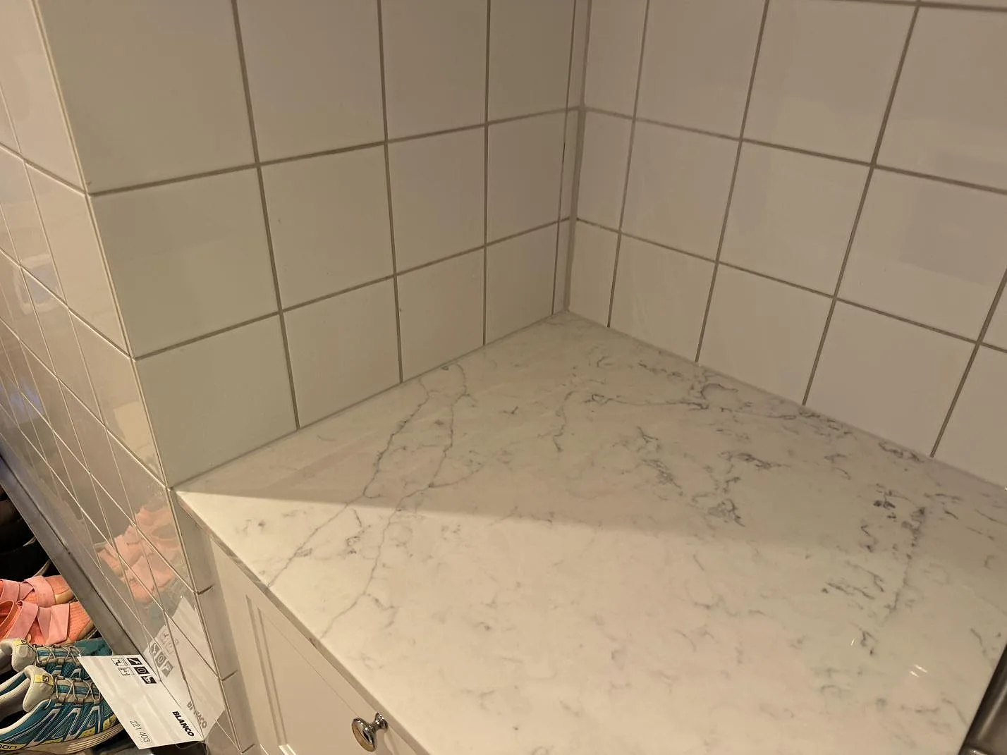 Køkkenbordplade i Technistone Mystery White, Nyehusen – billede 8