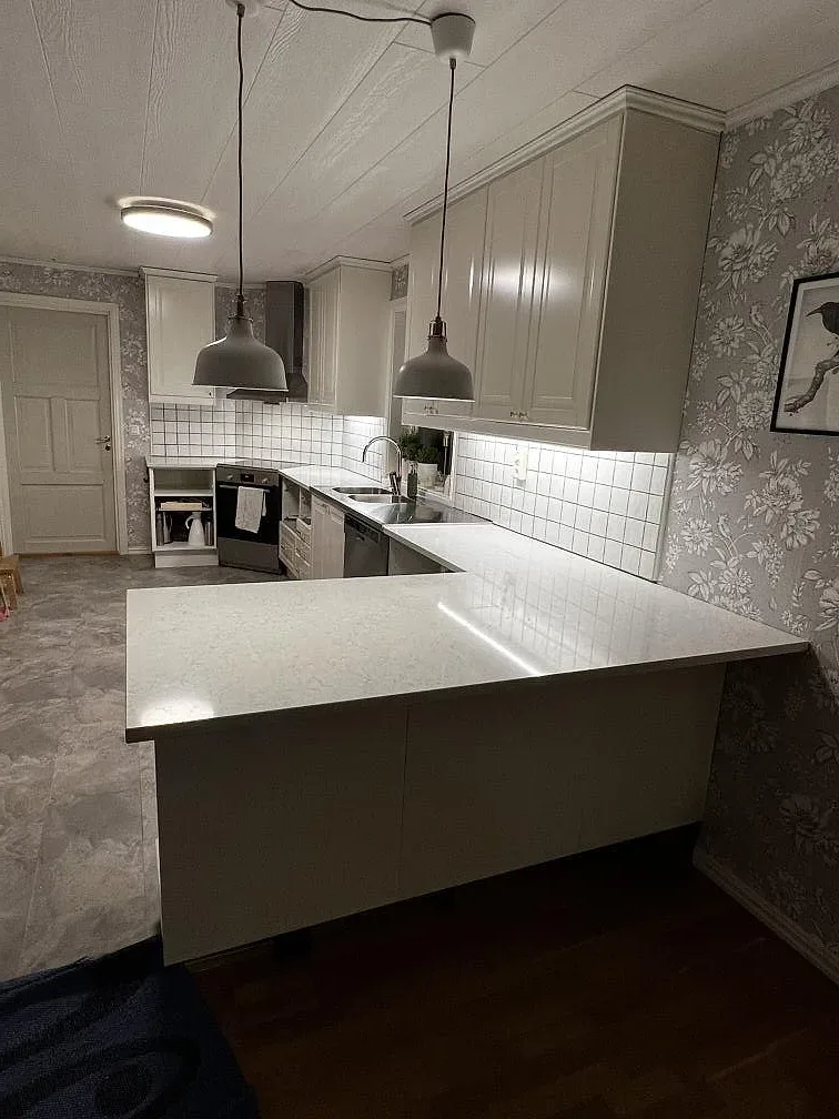 Køkkenbordplade i Technistone Noble Arco, Anderstorp – billede 5