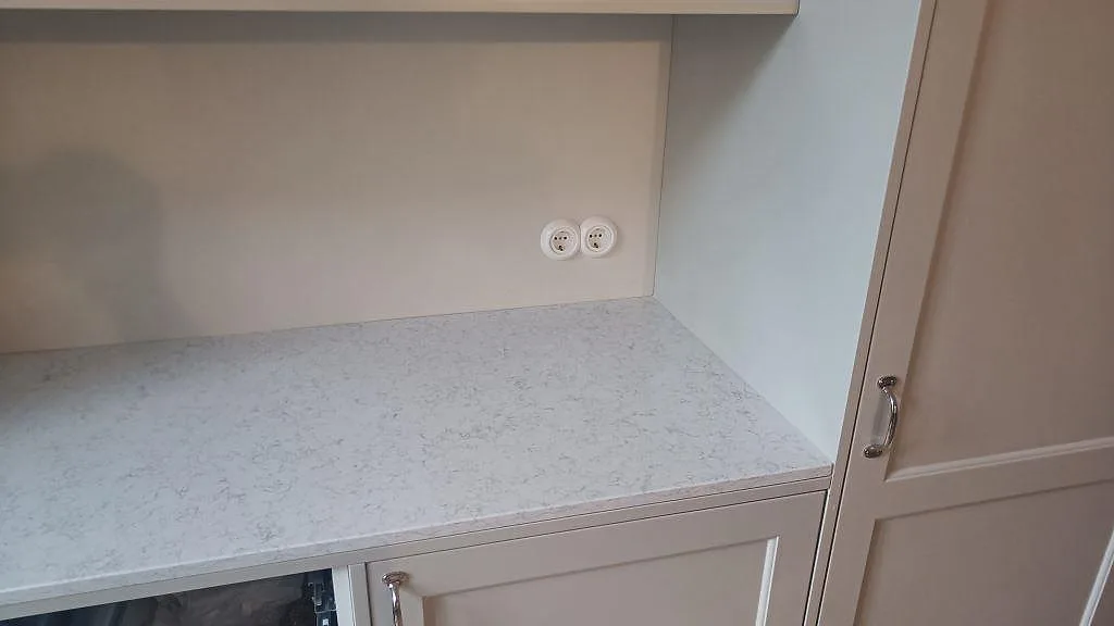 Køkkenbordplade i Technistone Noble Arco, Malmö – billede 7
