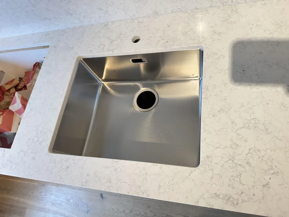 Køkkenbordplade i Technistone Noble Arco, Malmö – billede 3
