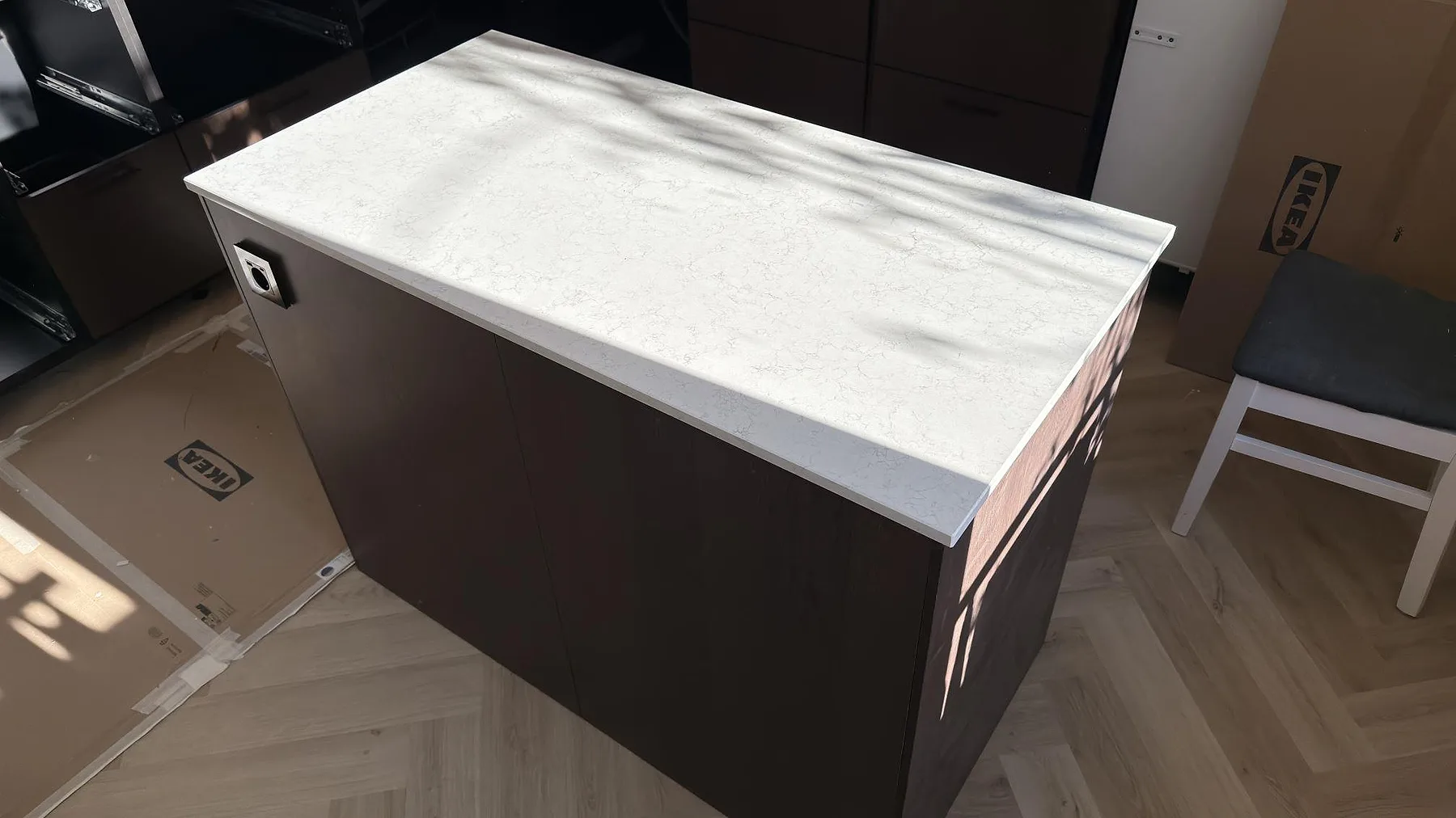 Køkkenbordplade i Technistone Noble Arco, Södertälje – billede 5