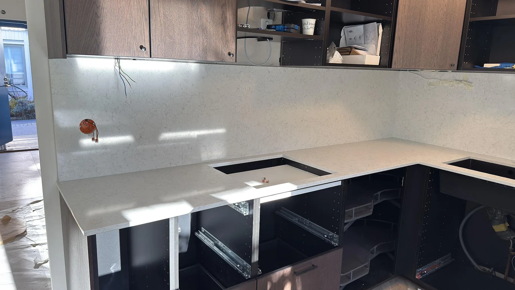 Køkkenbordplade i Technistone Noble Arco, Södertälje – billede 2