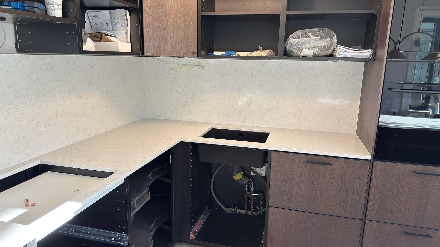 Køkkenbordplade i Technistone Noble Arco, Södertälje – billede 4